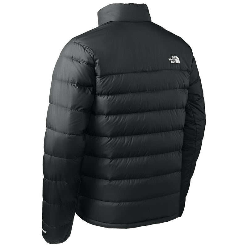 The North Face Black Chest-Zip Stand-Collar Puffer Jacket