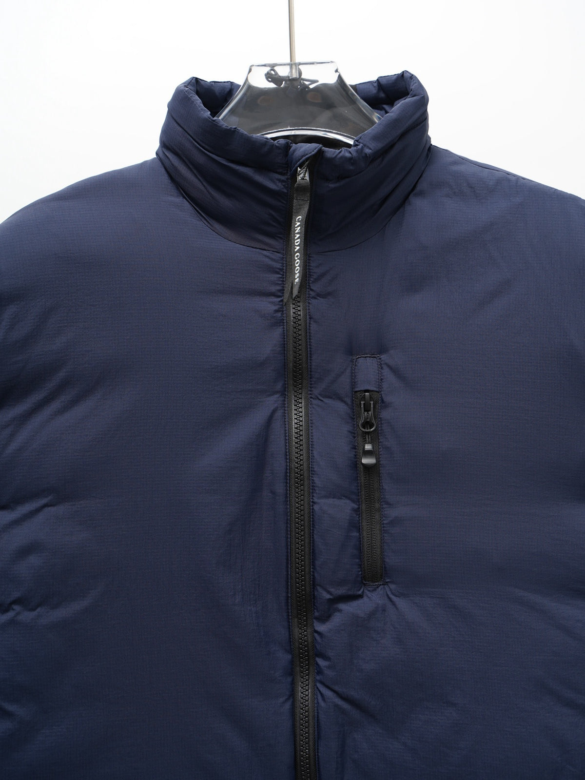 Canada Goose Navy Blue Stand-Collar Puffer Jacket