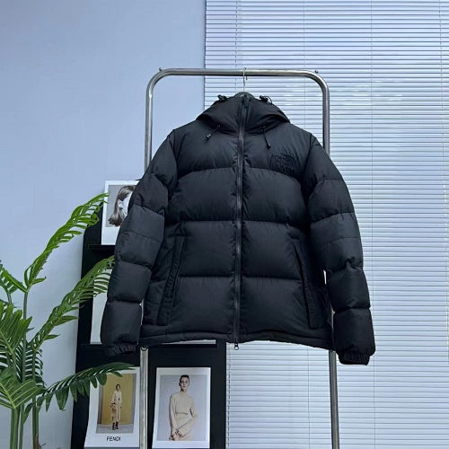 The North Face Black Quilted Hooded Puffer Jacket