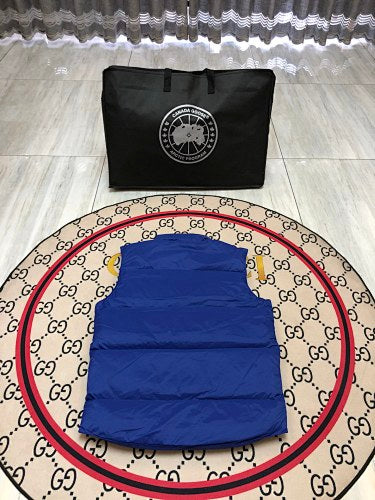 Canada Goose Royal Blue Quilted Stand-Collar Puffer Vest