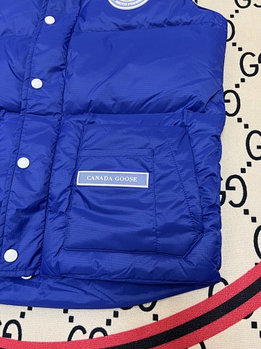 Canada Goose Royal Blue Quilted Stand-Collar Puffer Vest
