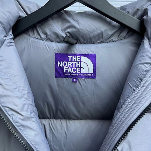 The North Face Slate Grey Quilted Hooded Puffer Jacket
