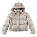 Lululemon Stone Beige Quilted Hooded Puffer Jacket