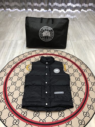 Canada Goose Black Quilted Stand-Collar Puffer Vest
