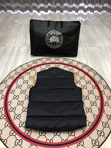 Canada Goose Black Quilted Stand-Collar Puffer Vest