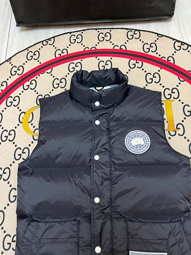 Canada Goose Black Quilted Stand-Collar Puffer Vest