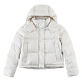 Lululemon Ivory White Quilted Hooded Puffer Jacket