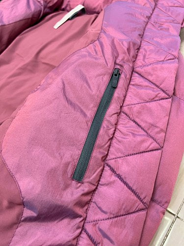Lululemon Mauve Purple Quilted Hooded Puffer Jacket