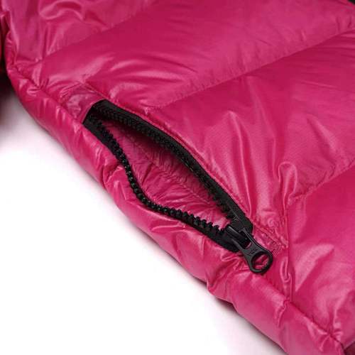 Canada Goose Fuchsia Pink Stripe-Detail Hooded Puffer Jacket