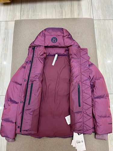 Lululemon Mauve Purple Quilted Hooded Puffer Jacket