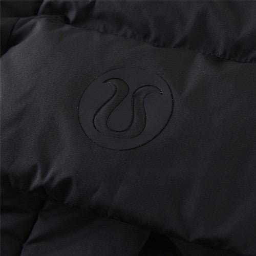 Lululemon Black Quilted Hooded Puffer Jacket