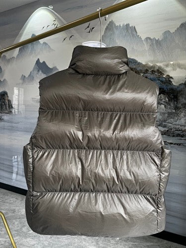 Canada Goose Bronze Brown Glossy Quilted Puffer Vest