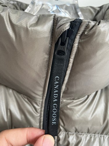 Canada Goose Bronze Brown Glossy Quilted Puffer Vest
