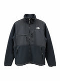 The North Face Black Mixed-Panel Stand-Collar Fleece Jacket