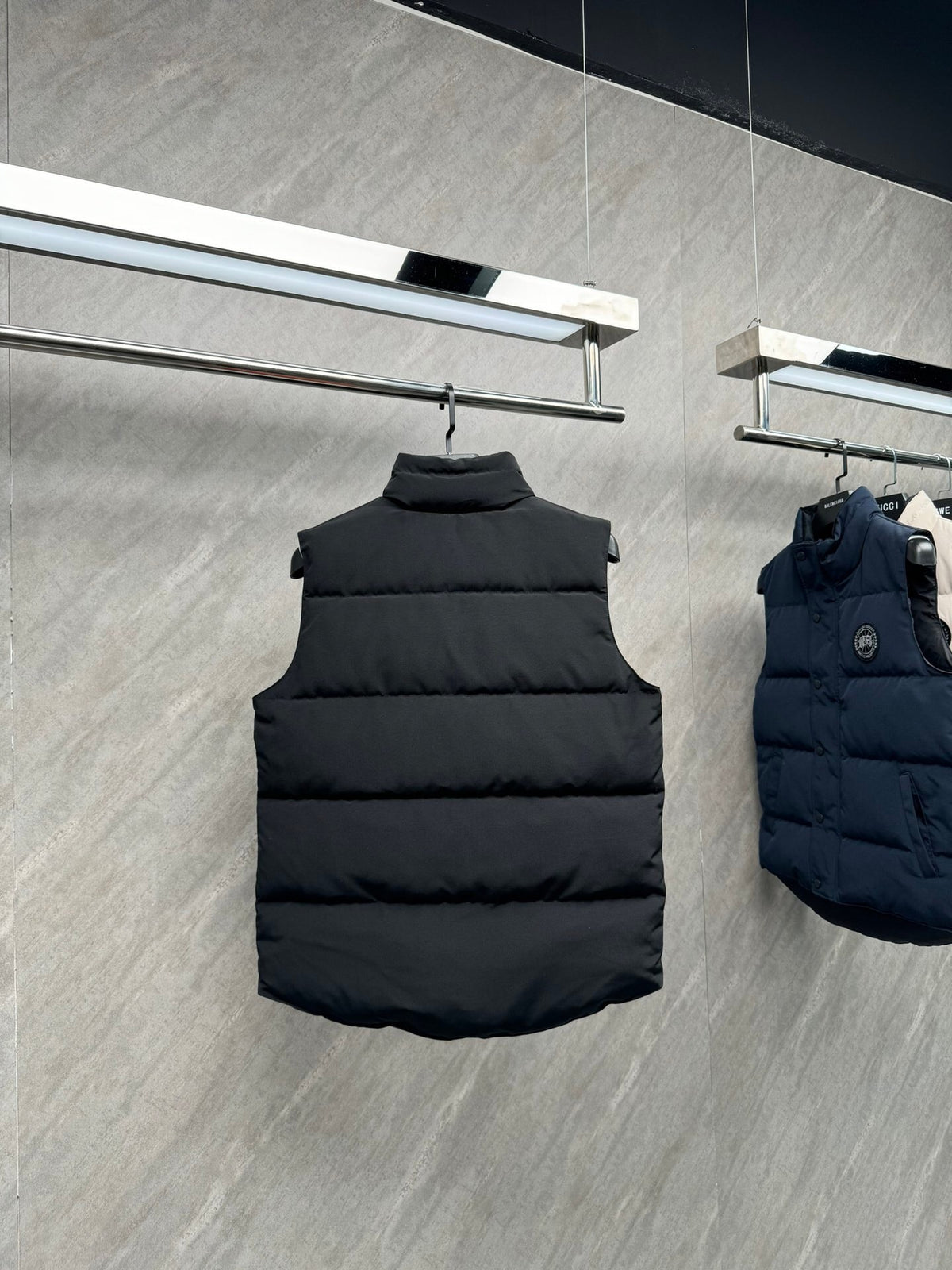 Canada Goose Black Quilted Stand-Collar Puffer Vest