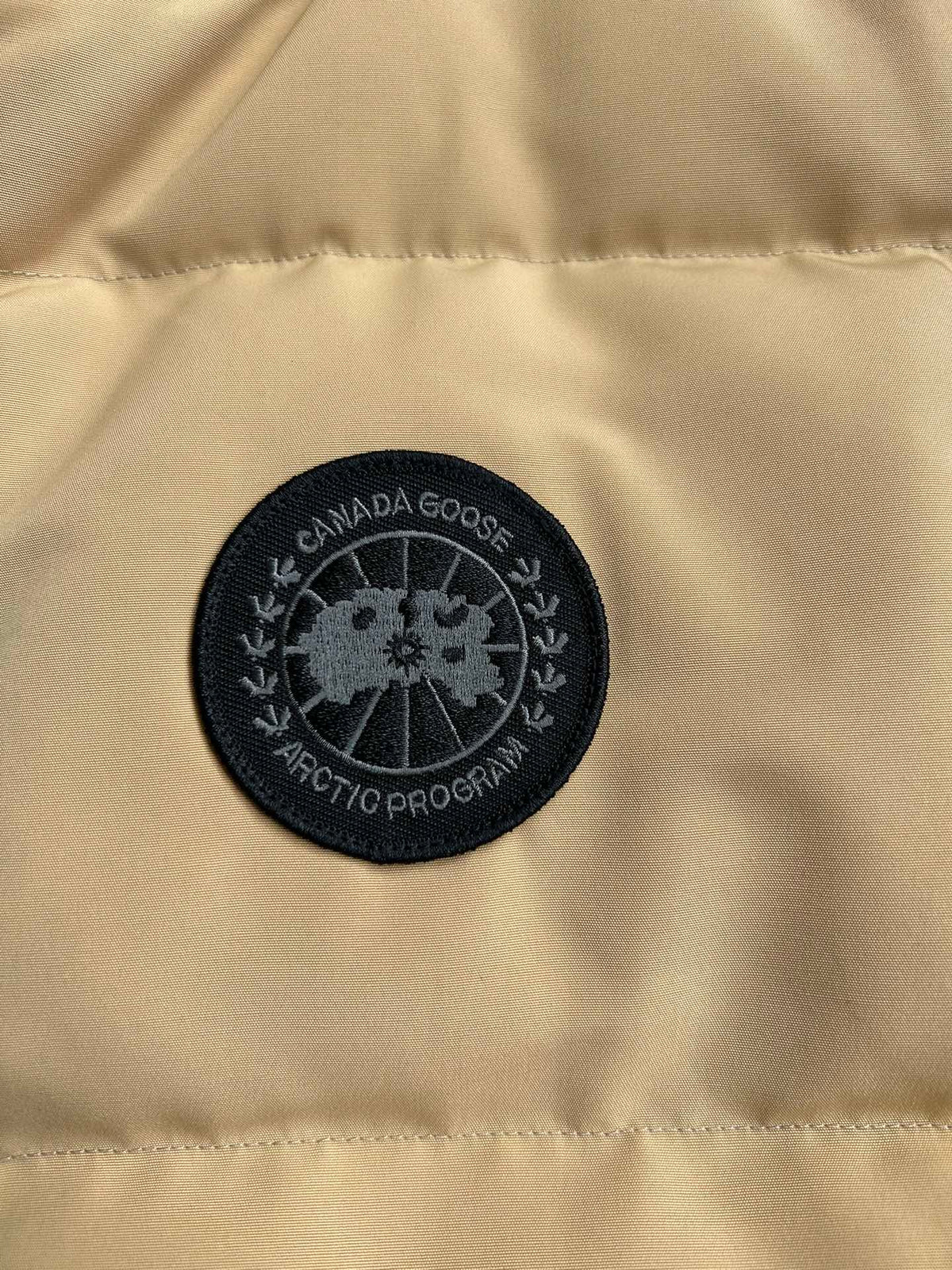 Canada Goose Camel Beige Quilted Stand-Collar Puffer Vest
