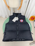 Canada Goose Black Stand-Collar Quilted Puffer Vest