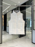 Canada Goose White Quilted Stand-Collar Puffer Vest