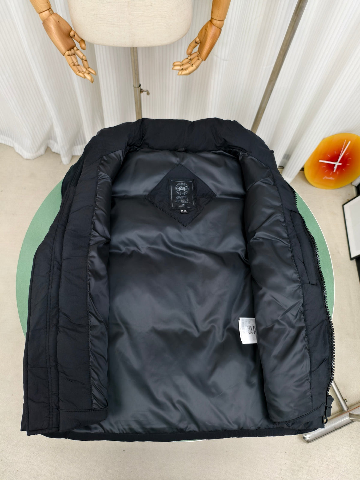 Canada Goose Black Stand-Collar Quilted Puffer Vest
