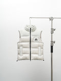 Moose Knuckles White Quilted Stand-Collar Puffer Vest