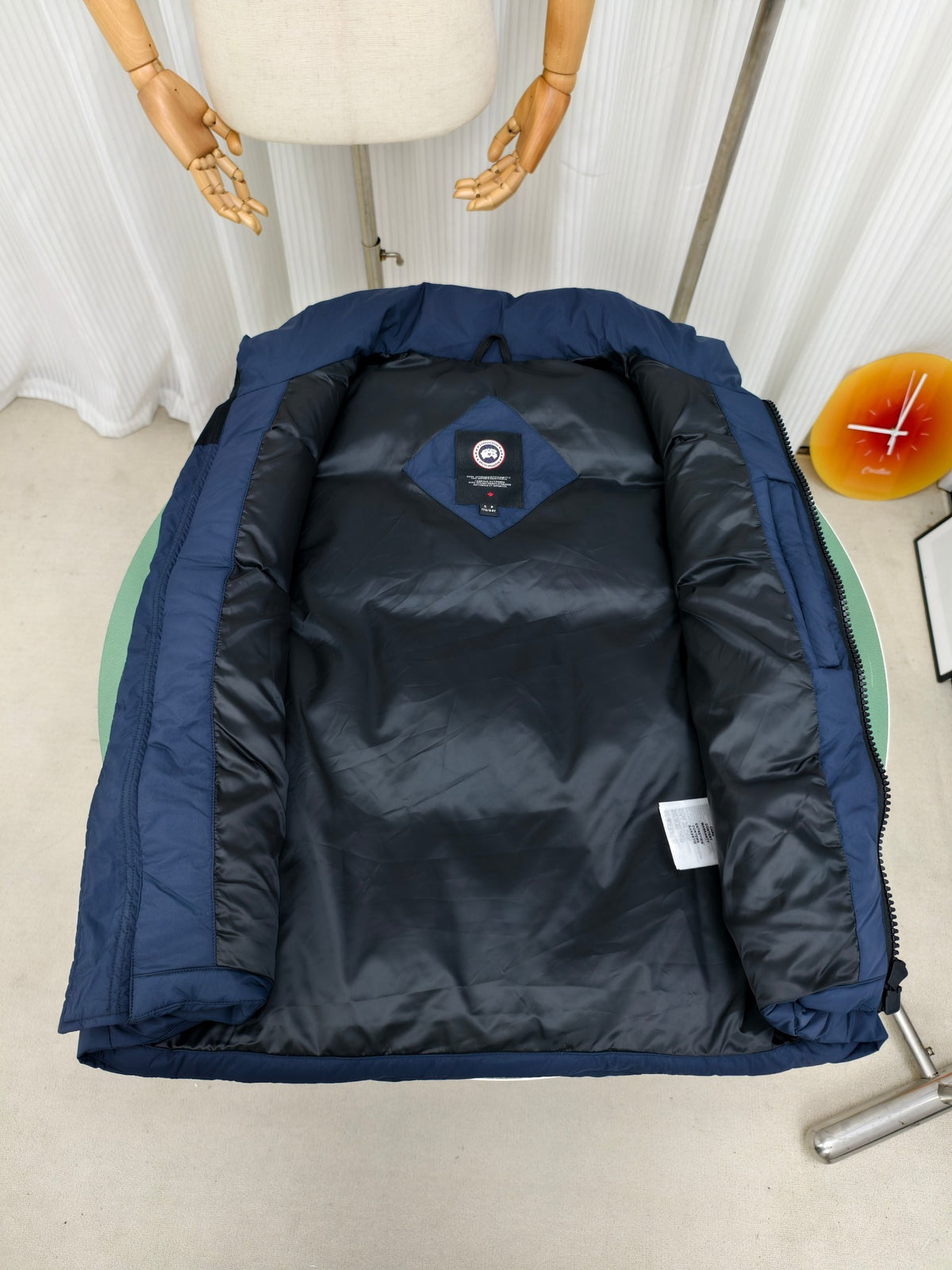 Canada Goose Navy Blue Stand-Collar Quilted Puffer Vest