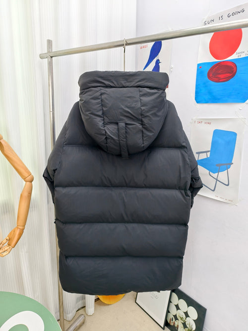 Canada Goose Black Quilted Hooded Puffer Jacket