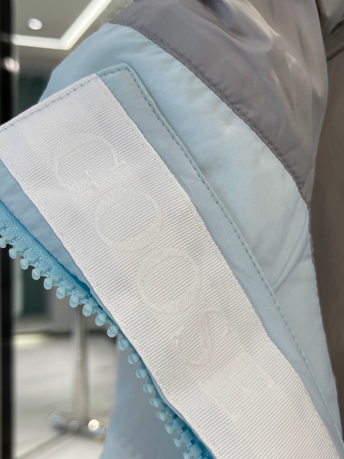 Canada Goose Ice Blue Quilted Stand-Collar Puffer Vest