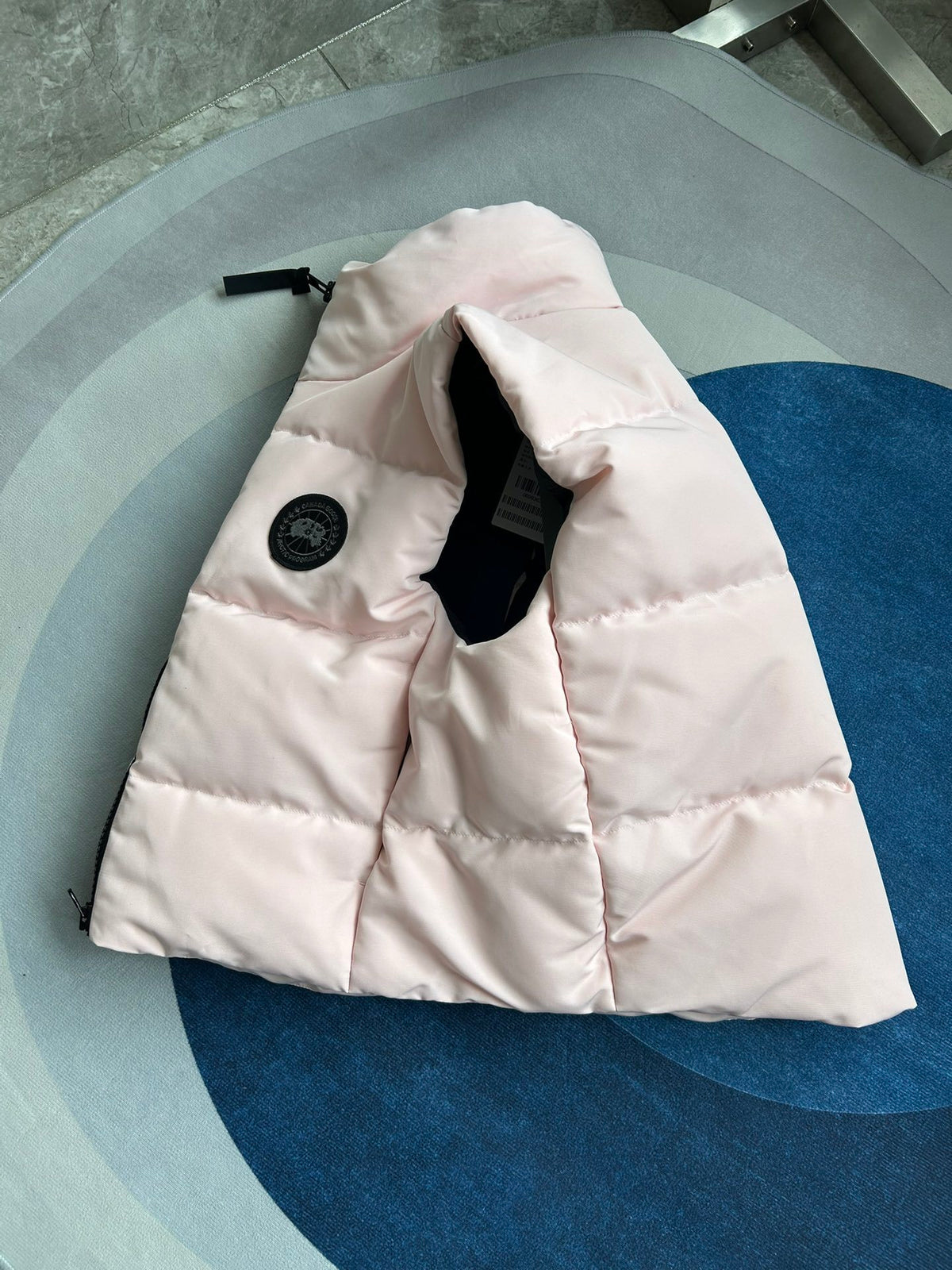 Canada Goose Blush Pink Quilted Stand-Collar Puffer Vest