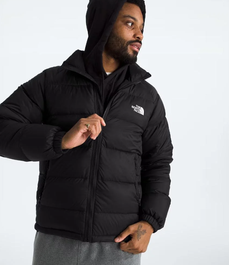 The North Face Black Quilted Stand-Collar Puffer Jacket