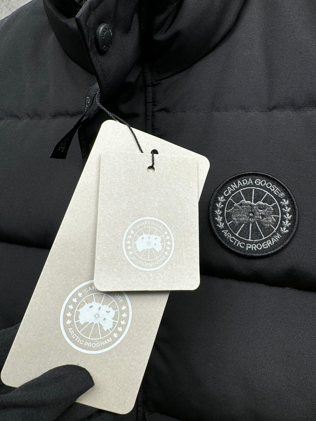 Canada Goose Black Quilted Stand-Collar Puffer Vest