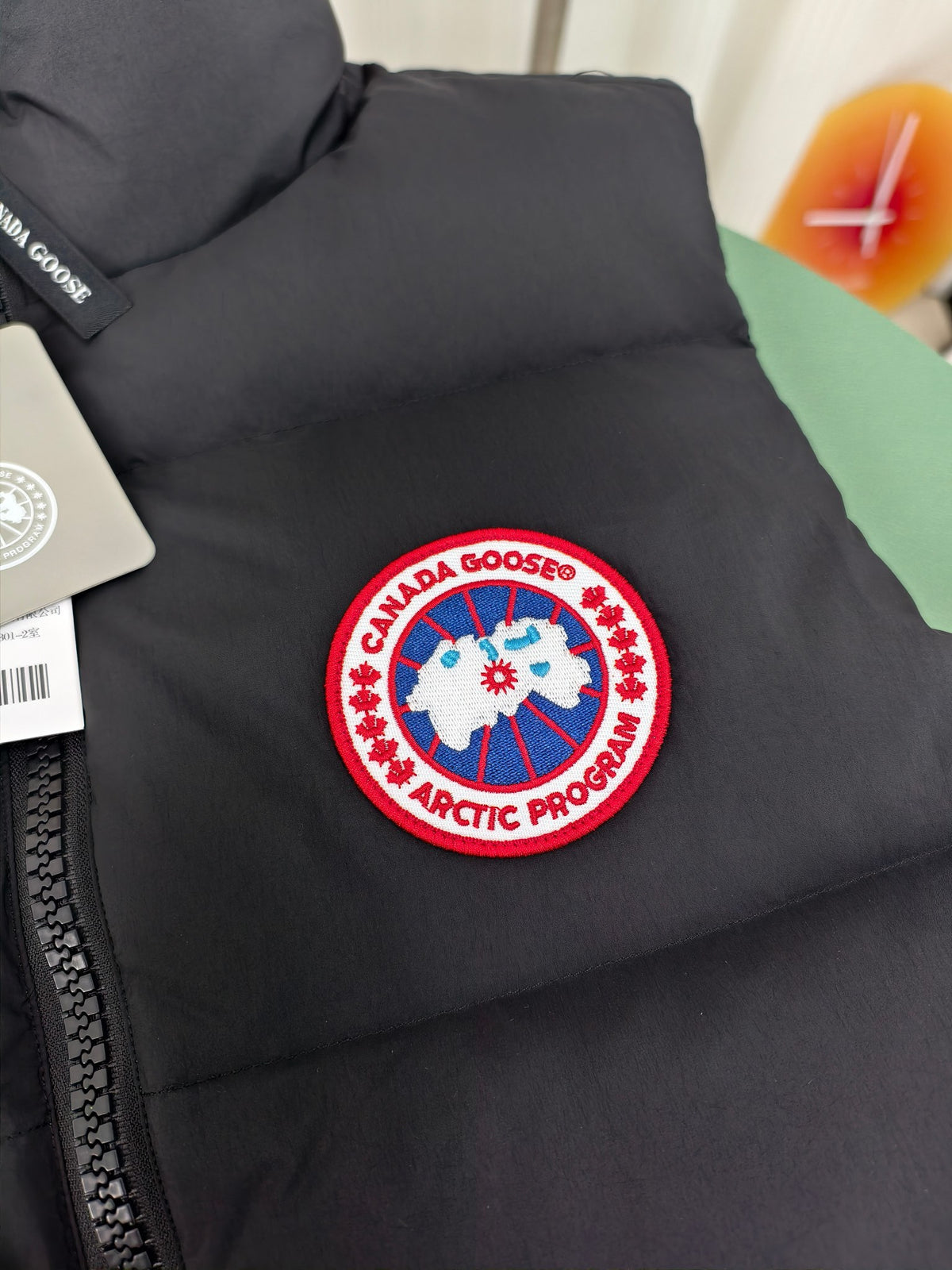 Canada Goose Black Stand-Collar Quilted Puffer Vest
