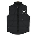 Moose Knuckles Black Quilted Studded Stand-Collar Puffer Vest