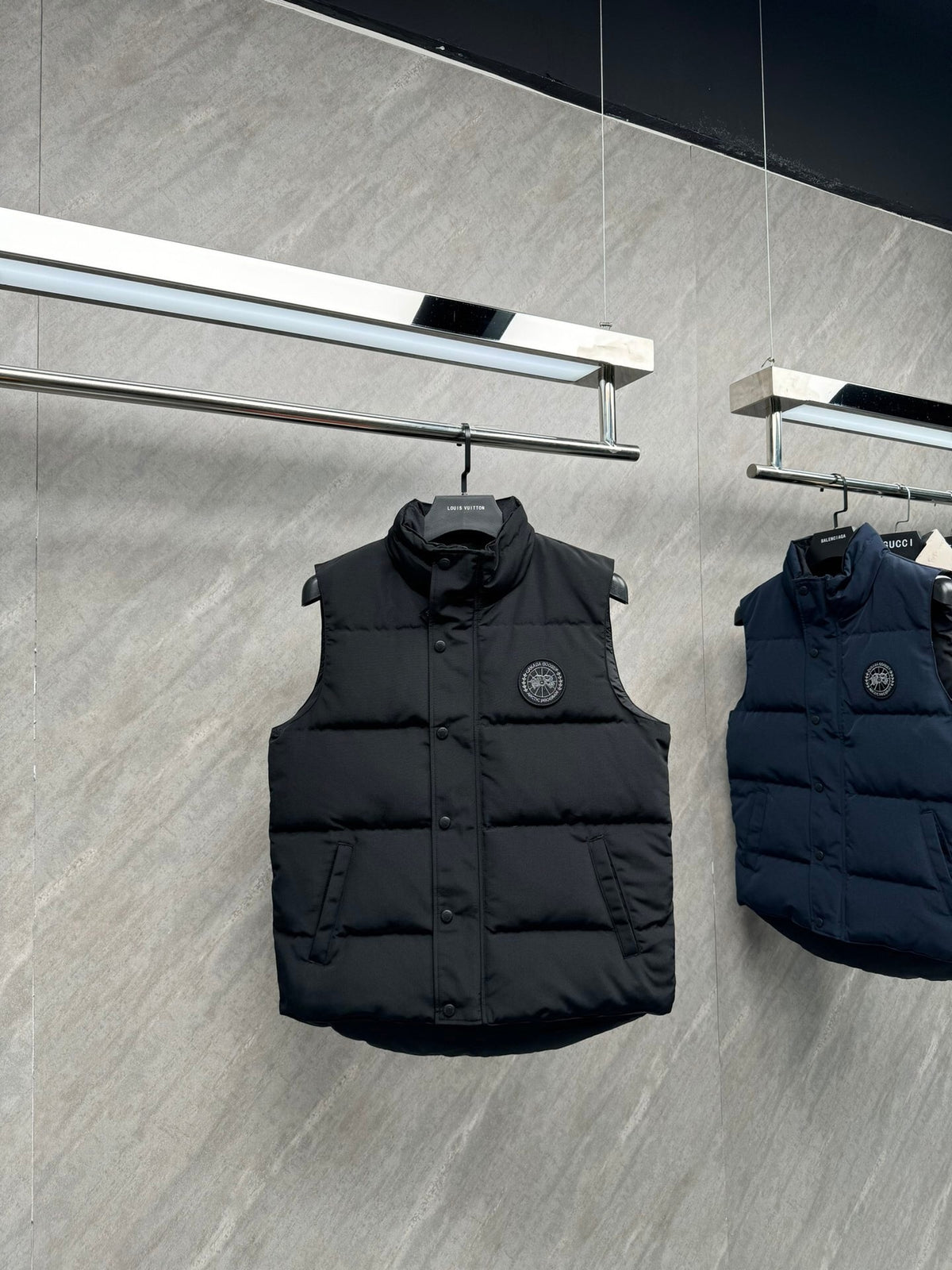 Canada Goose Black Quilted Stand-Collar Puffer Vest