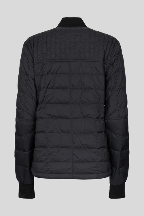 Canada Goose Black Mixed-Quilt Stand-Collar Jacket
