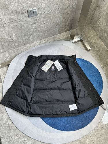 Canada Goose Black Quilted Patch-Pocket Puffer Vest